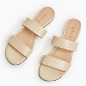 Able Camilla Sandals in Bone